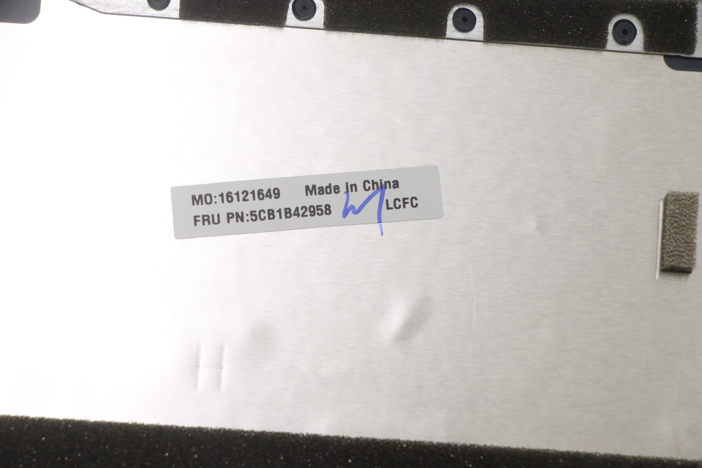 Lenovo Cover Upper Case Asm_Euroengl8 - 5CB1B42958