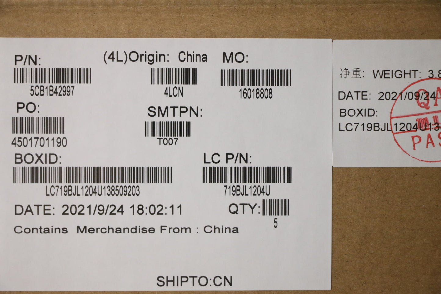 Lenovo Cover Upper Case Asm_Ita L82Fg - 5CB1B42997