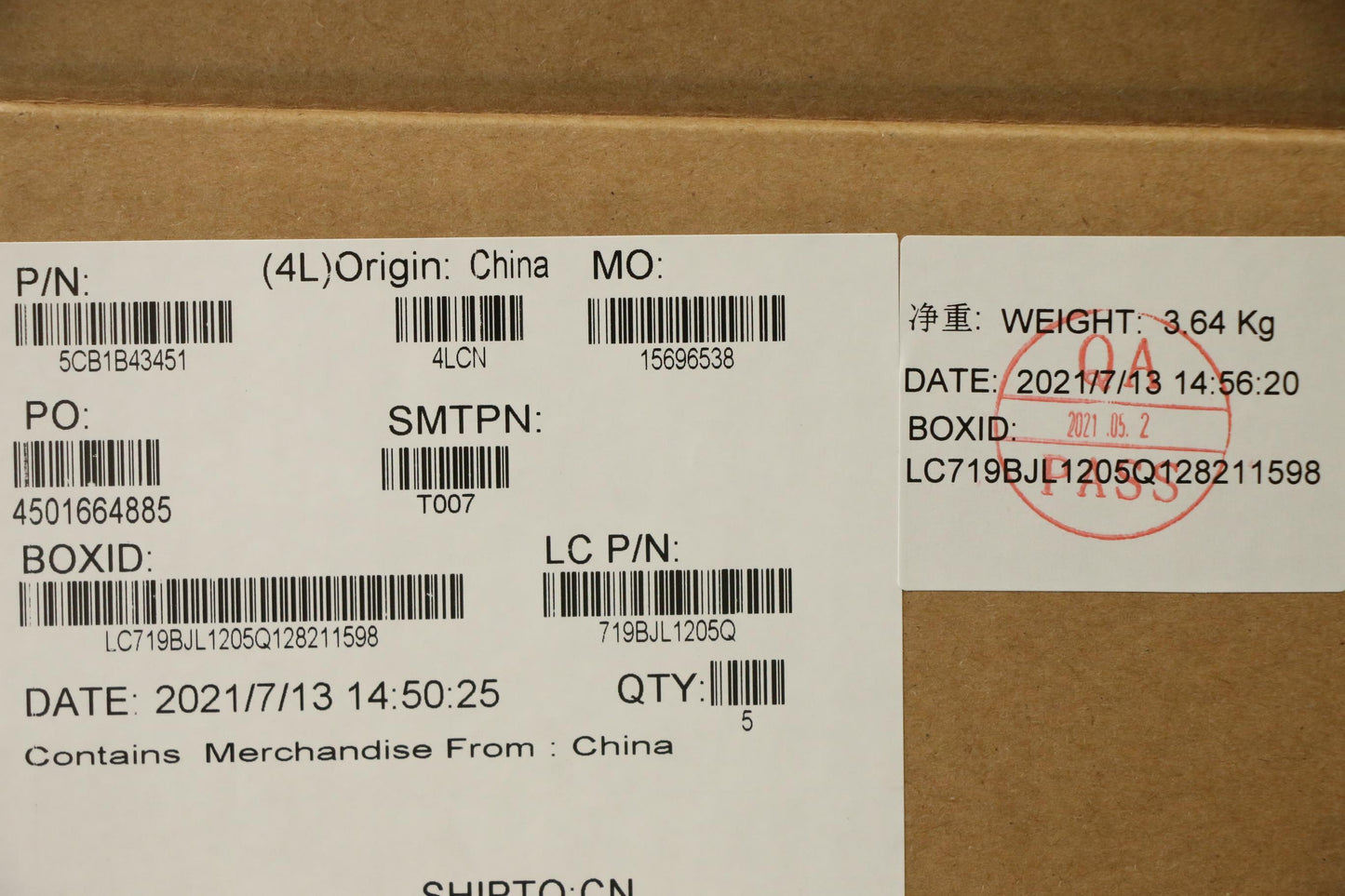 Lenovo Cover Upper Case Asm_Ita L82Fg - 5CB1B43451