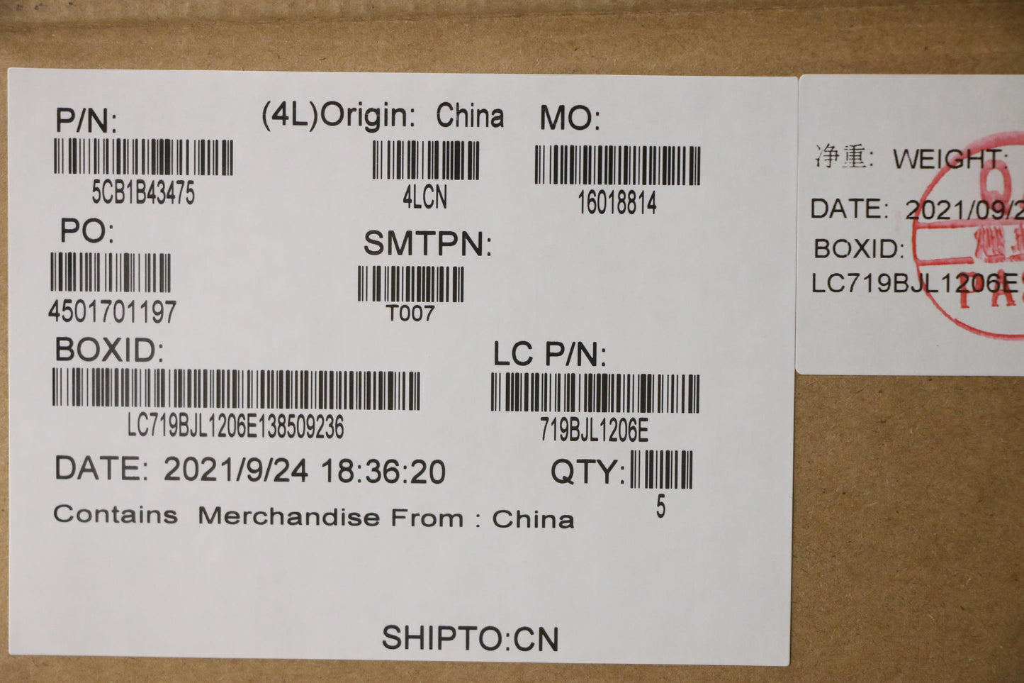 Lenovo Cover Upper Case Asm_Ger L82Fg - 5CB1B43475