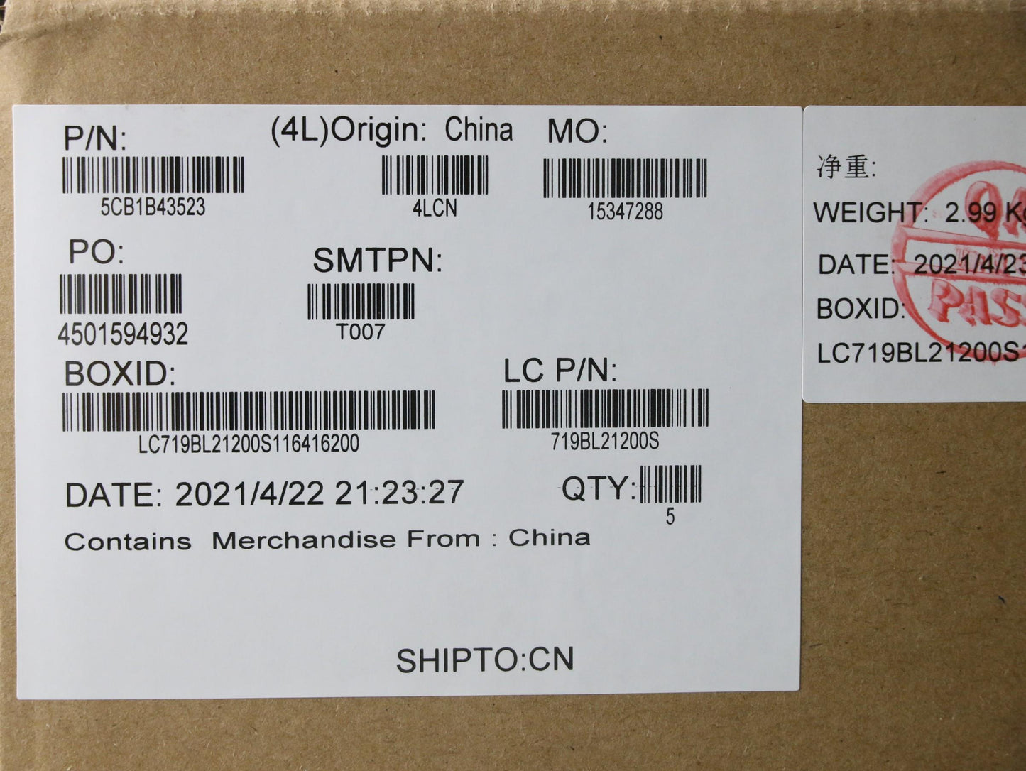 Lenovo Cover Upper Case Asm_Sws L82La - 5CB1B43523