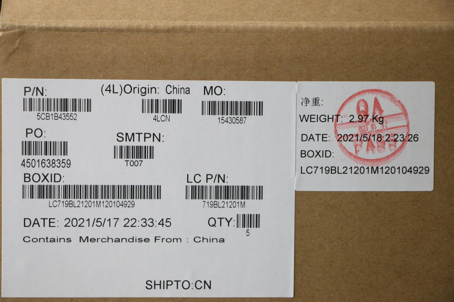 Lenovo Cover Upper Case Asm_Slv L82La - 5CB1B43552