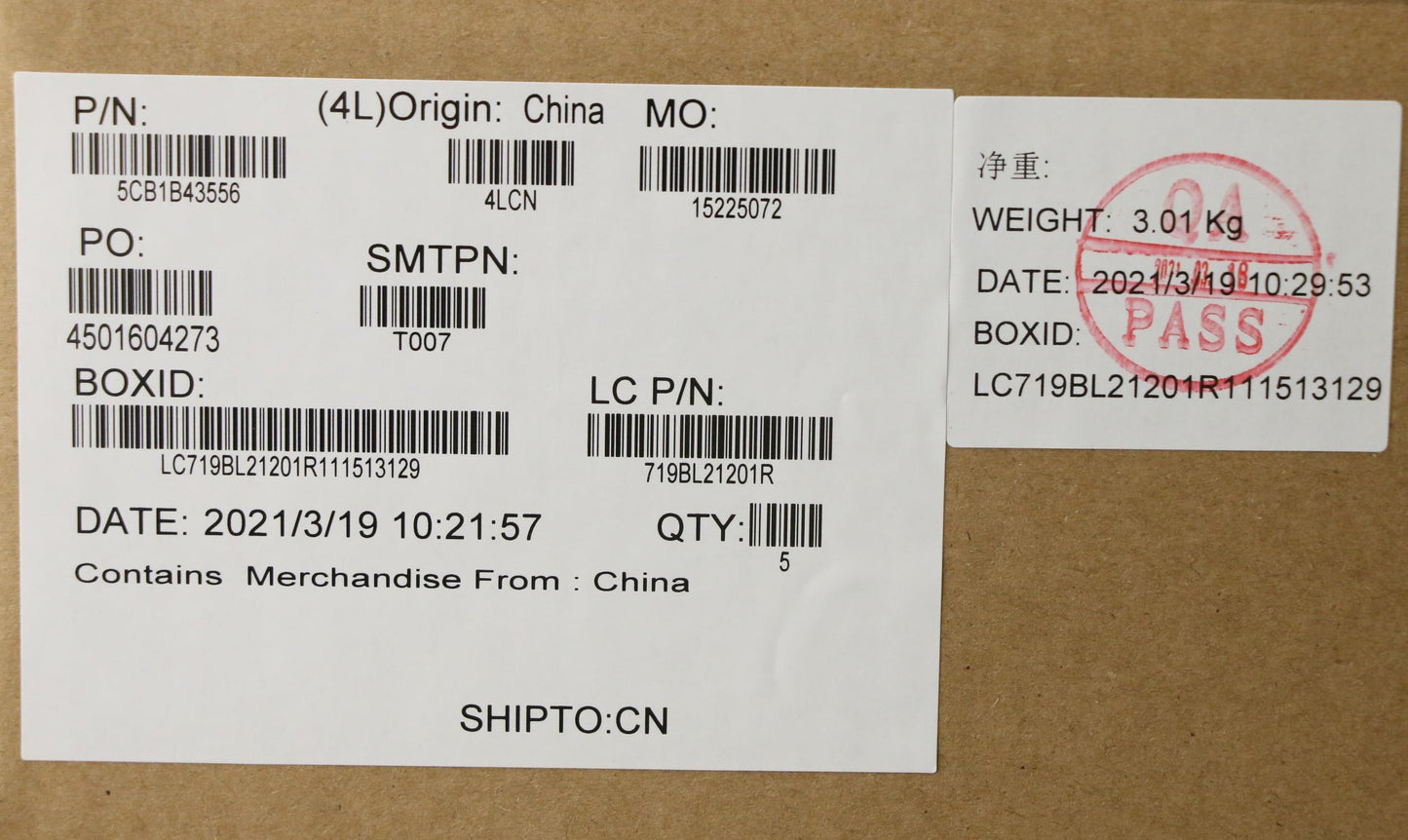 Lenovo Cover Upper Case Asm_Thai L82L - 5CB1B43556