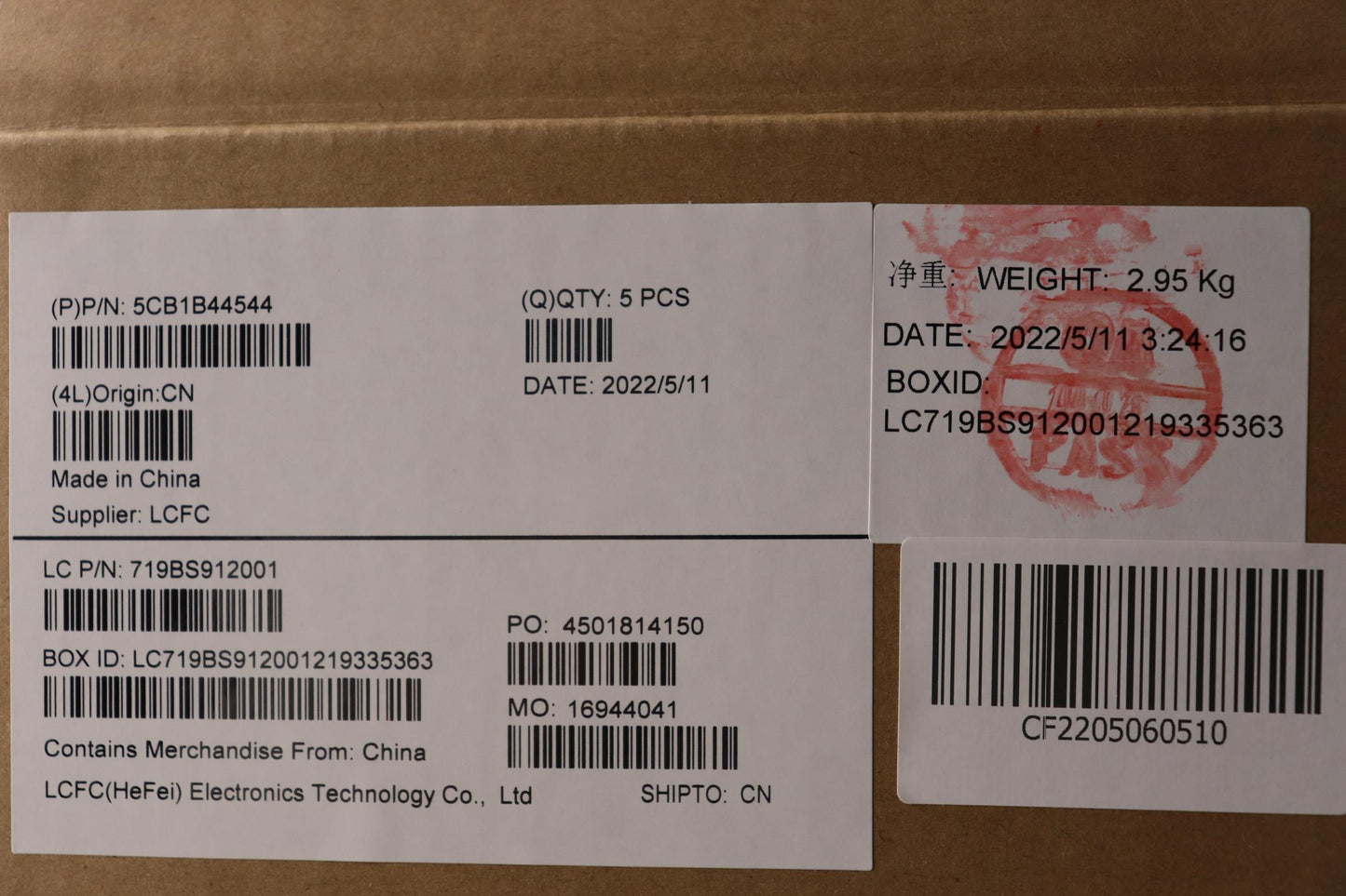 Lenovo Cover Upper Case Asm_Eng L82La - 5CB1B44544