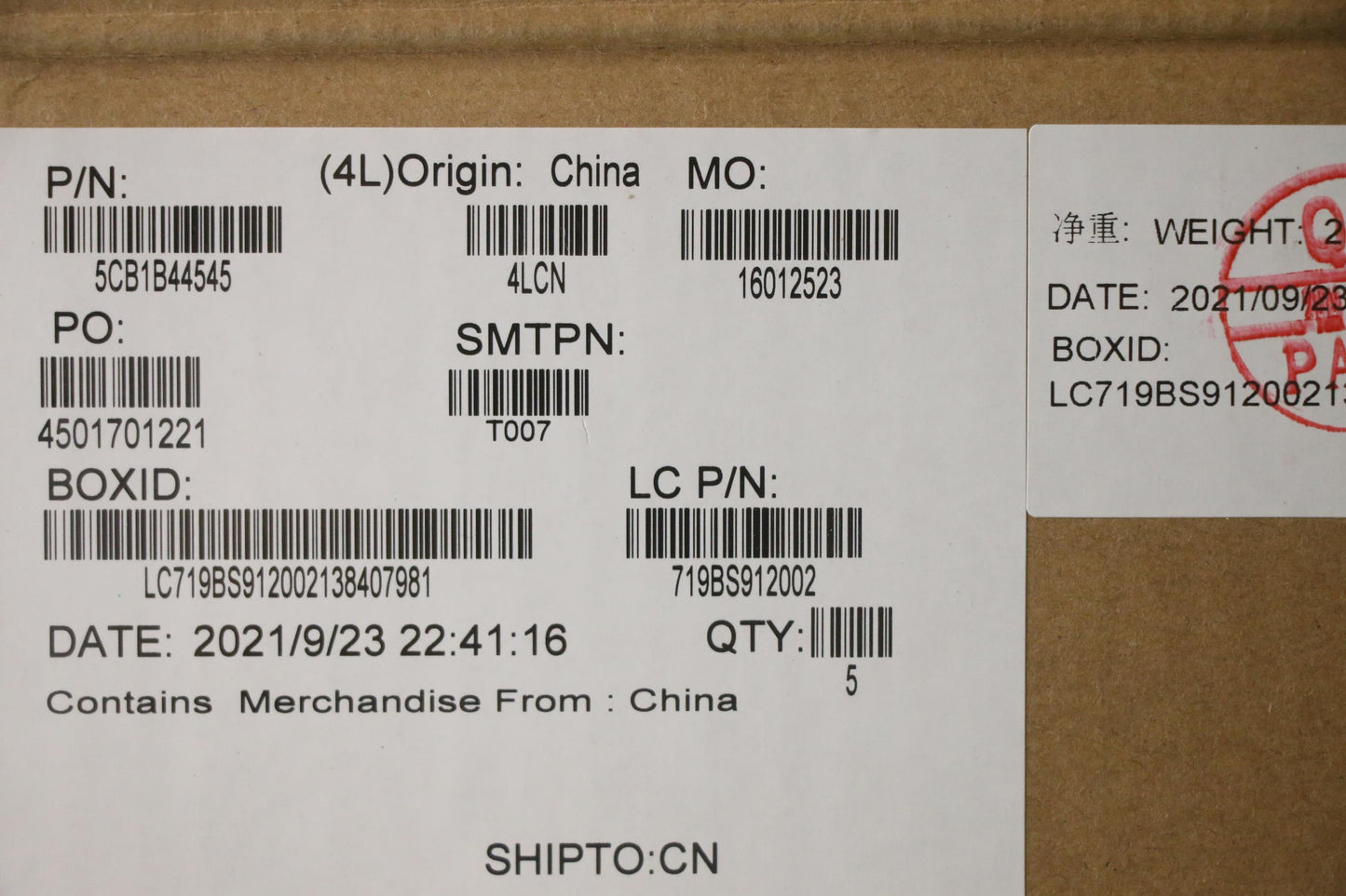 Lenovo Cover Upper Case Asm_Eng L82La - 5CB1B44545