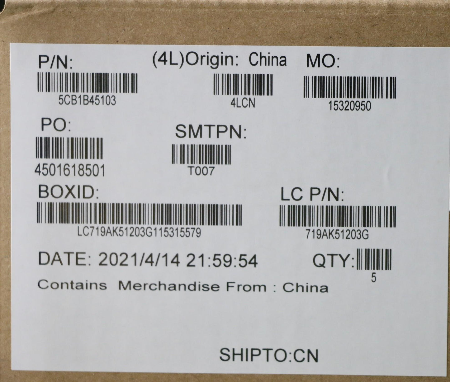 Lenovo Cover Upper Case Asm_Us L81W8D - 5CB1B45103