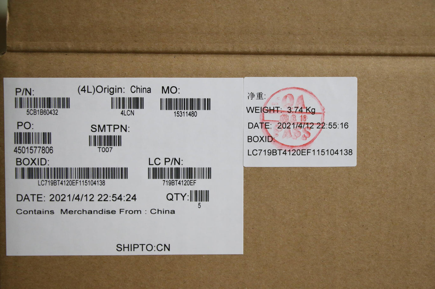 Lenovo Cover Upper Case Asm_Engl82H8F - 5CB1B60432
