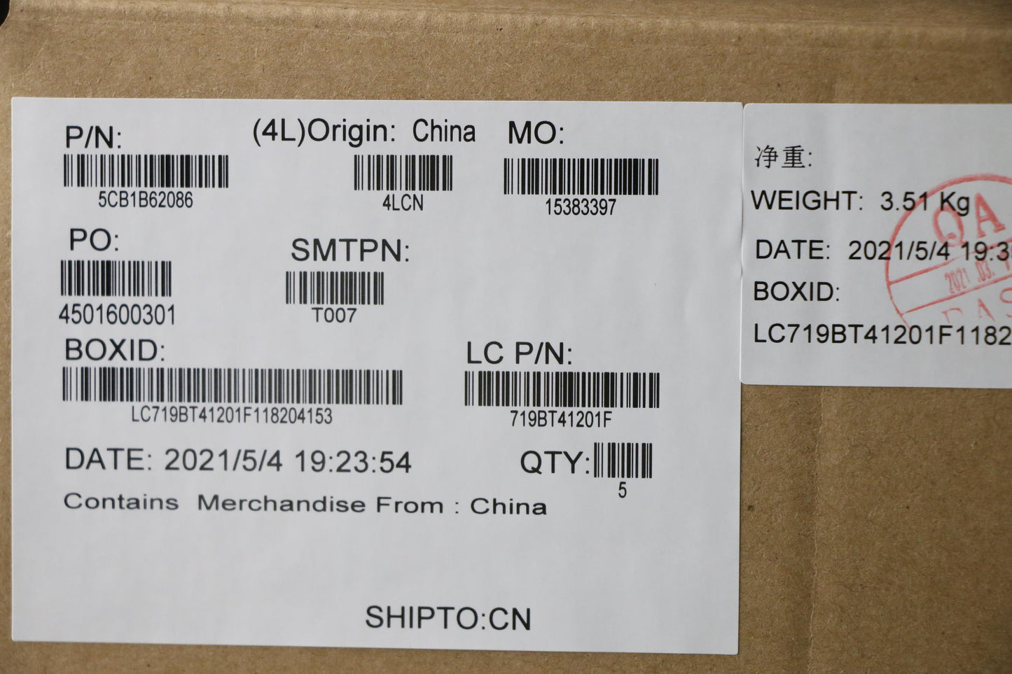 Lenovo Cover Uppercaseasm_Nordicl82H8 - 5CB1B62086