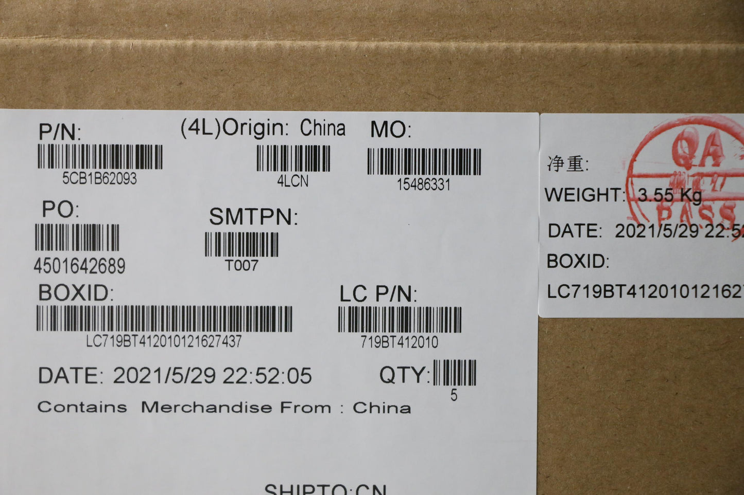 Lenovo Cover Upper Case Asm_Thail82H8 - 5CB1B62093