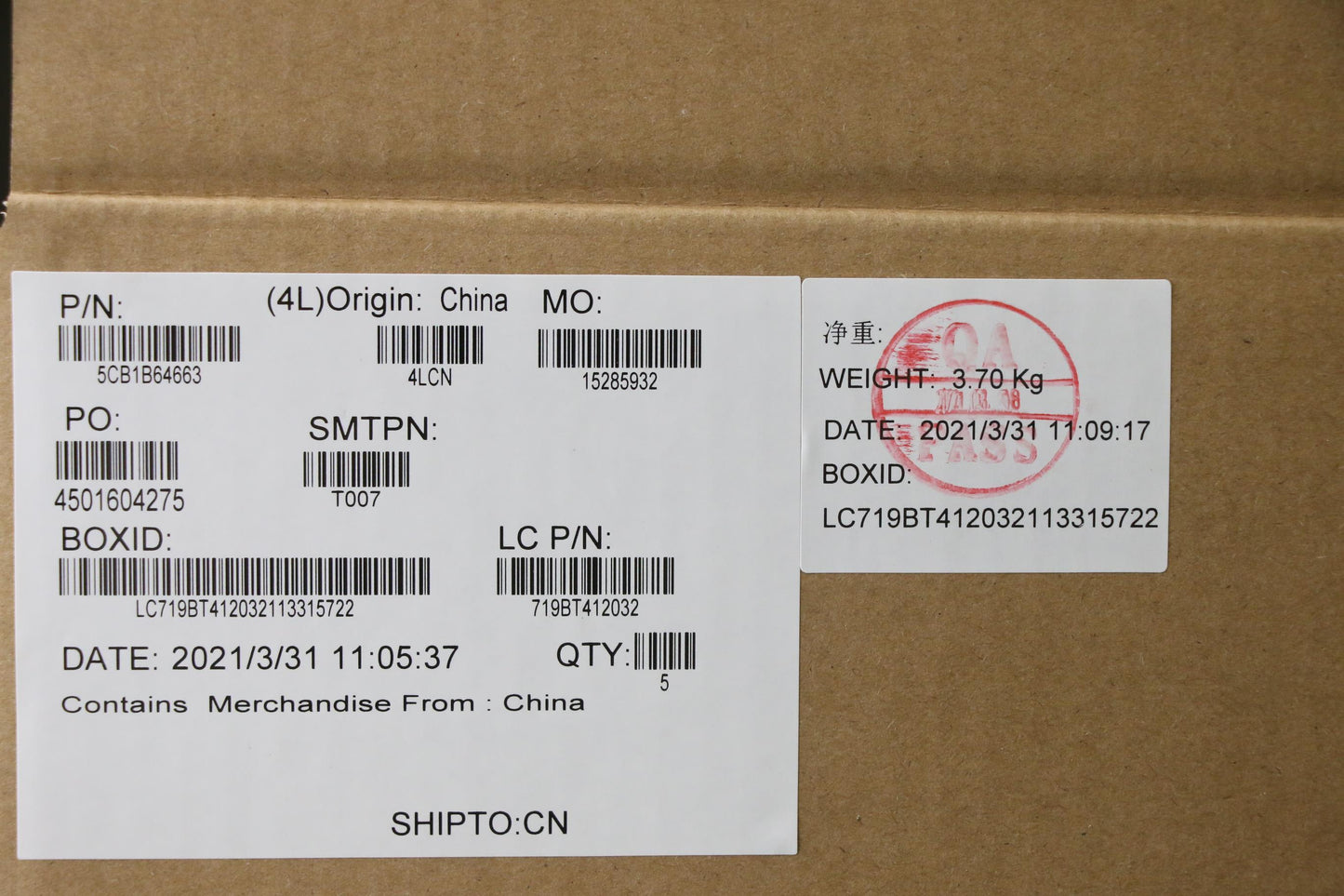 Lenovo Cover Upper Case Asm_Bul L82H8 - 5CB1B64663