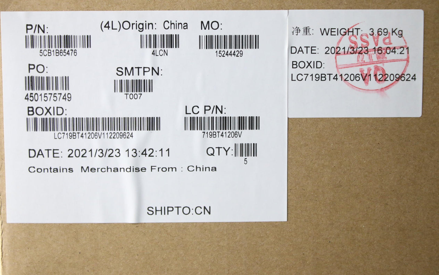 Lenovo Cover Upper Case Asm_Slv L82H8 - 5CB1B65476