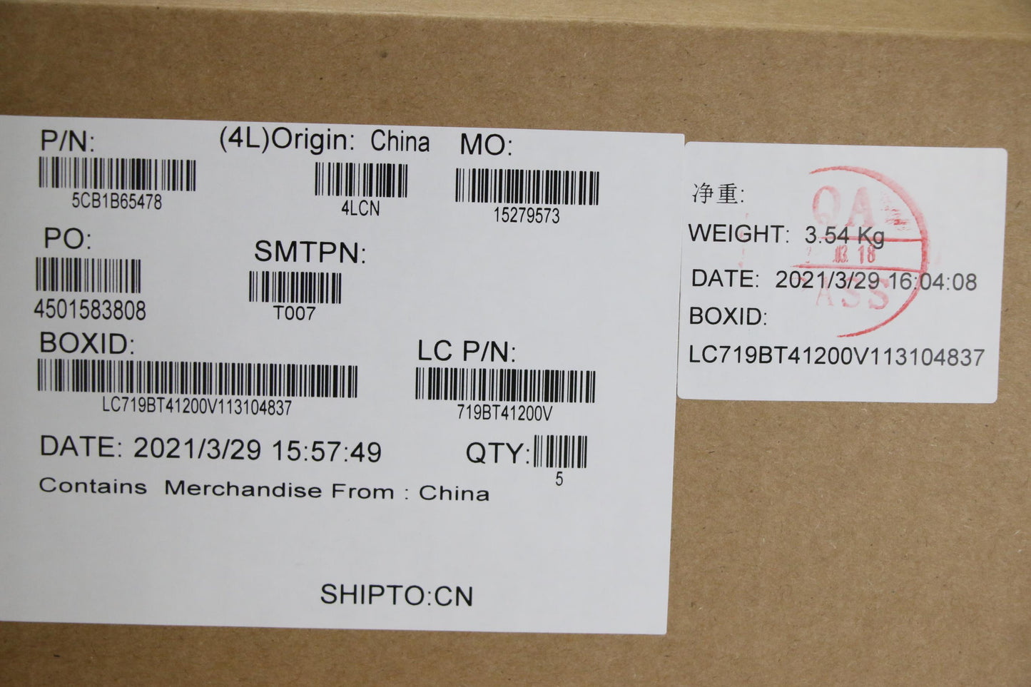 Lenovo Cover Upper Case Asm_Spa L82H8 - 5CB1B65478
