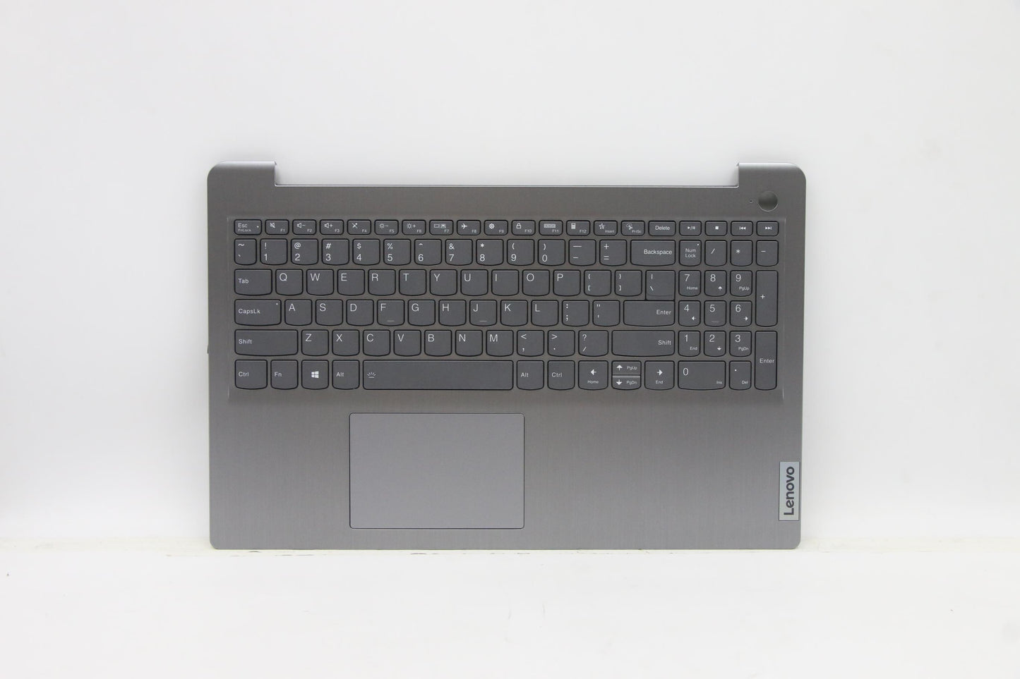 Lenovo C-Cover with Keyboard, USA English, Arctic Grey, Backlit, Fingerprint - 5CB1B65660