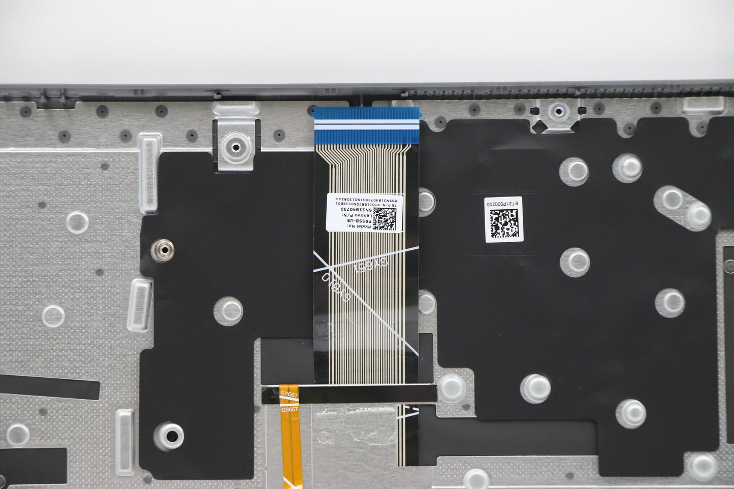 Lenovo C-Cover with Keyboard, USA English, Arctic Grey, Backlit, Fingerprint - 5CB1B65660