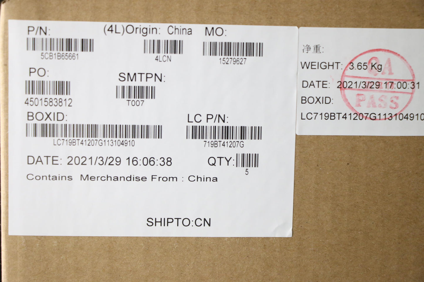 Lenovo Cover Upper Case Asm_Engl82H8F - 5CB1B65661