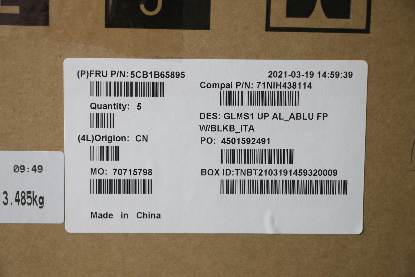 Lenovo Cover Uppercase_Ita C82Fe Albu - 5CB1B65895