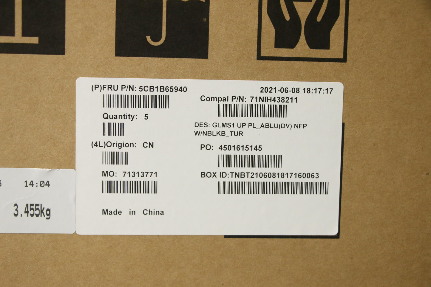 Lenovo Cover Uppercase_Tur C82Fe Plbu - 5CB1B65940