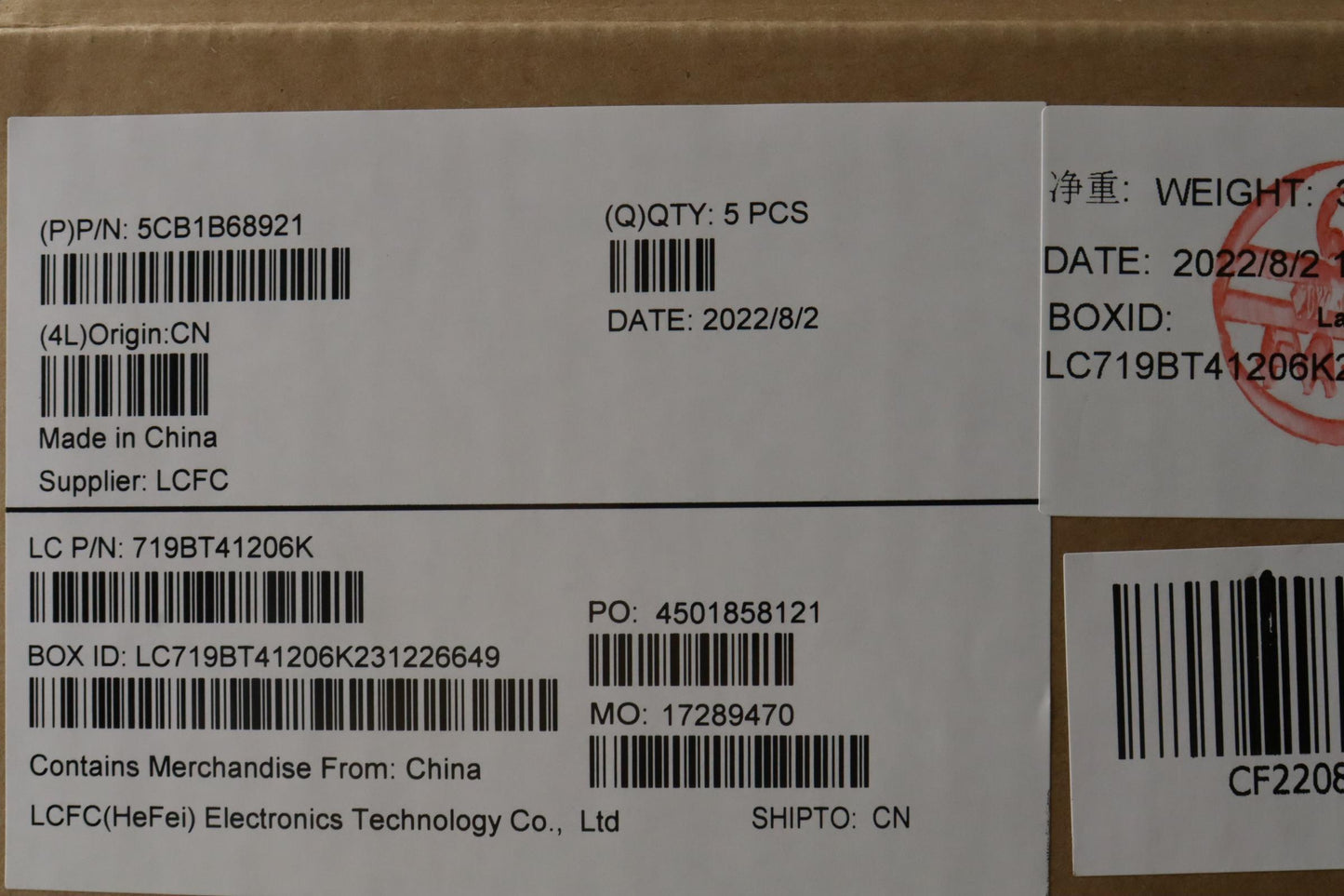 Lenovo Cover Upper Case Asm_Tc L82H8F - 5CB1B68921