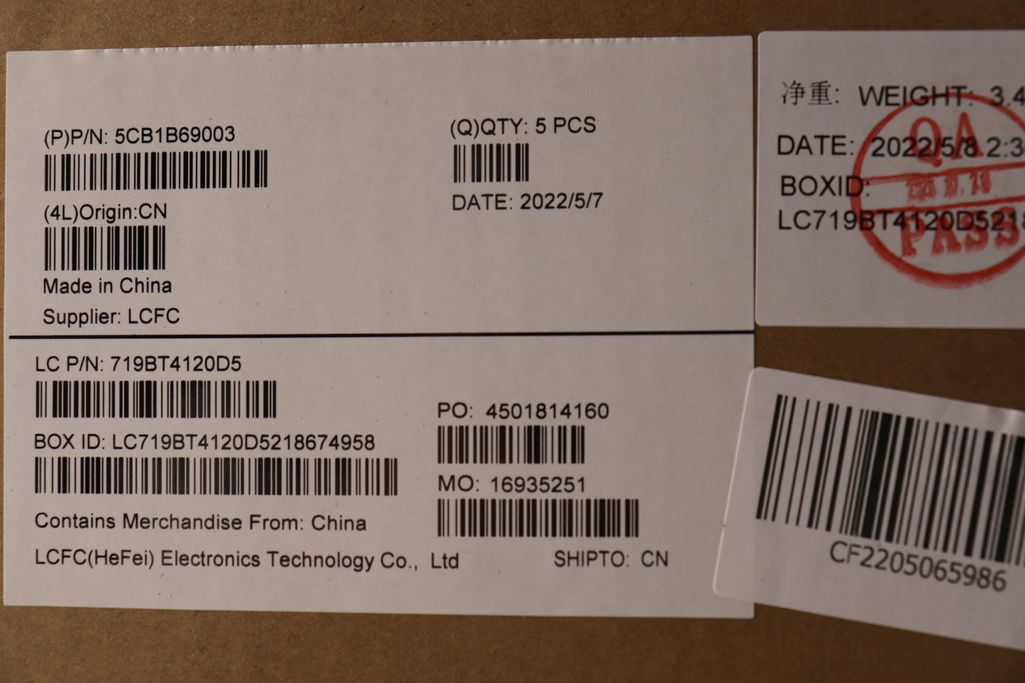 Lenovo Cover Upper Case Asm_Bel L82H8 - 5CB1B69003