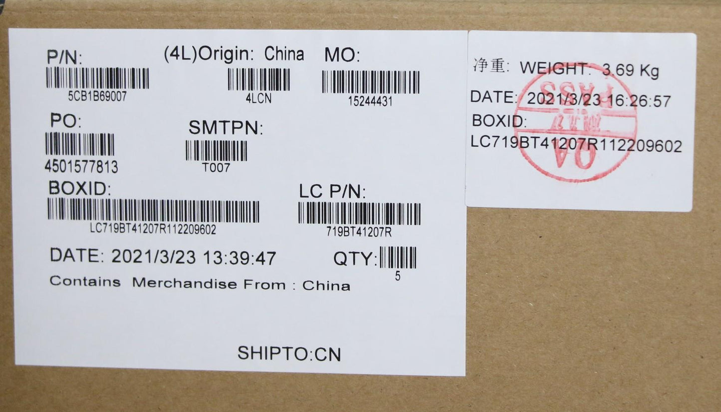 Lenovo Cover Upper Case Asm_Eng L82H8 - 5CB1B69007