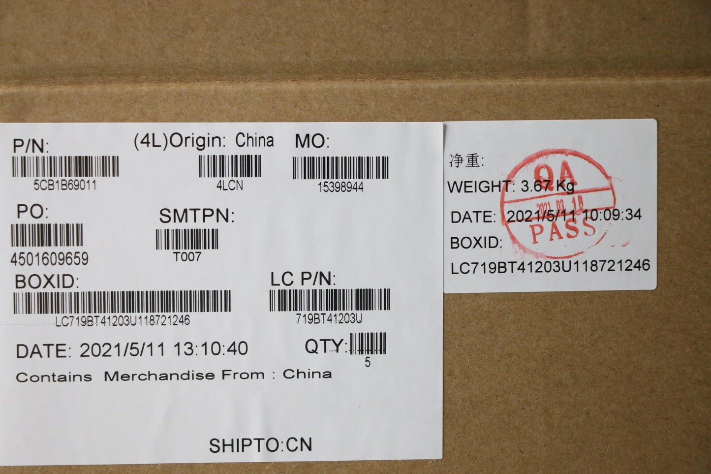 Lenovo Cover Uppercaseasm_Fra/Engl82H - 5CB1B69011