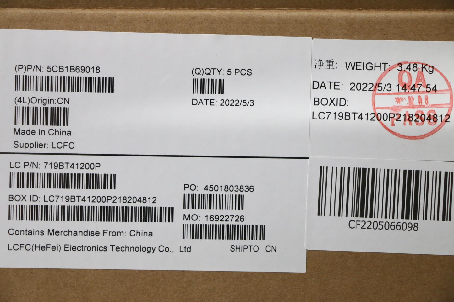 Lenovo Cover Upper Case Asm_Ita L82H8 - 5CB1B69018