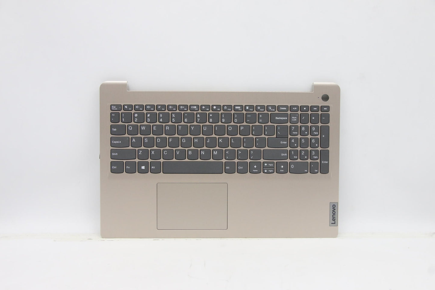Lenovo C-Cover with USA English Keyboard, Sand Color, Non-Backlit, with Fingerprint Reader - 5CB1B69033