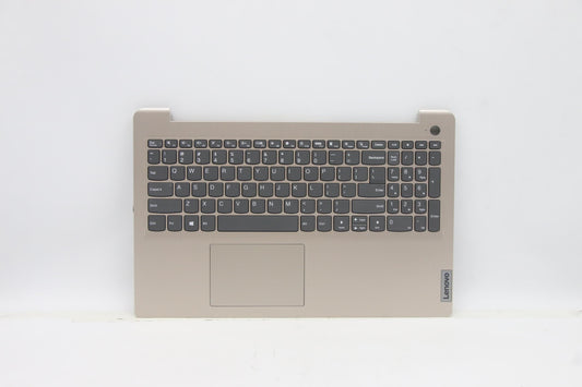 Lenovo C-Cover with USA English Keyboard, Sand Color, Non-Backlit, with Fingerprint Reader - 5CB1B69033