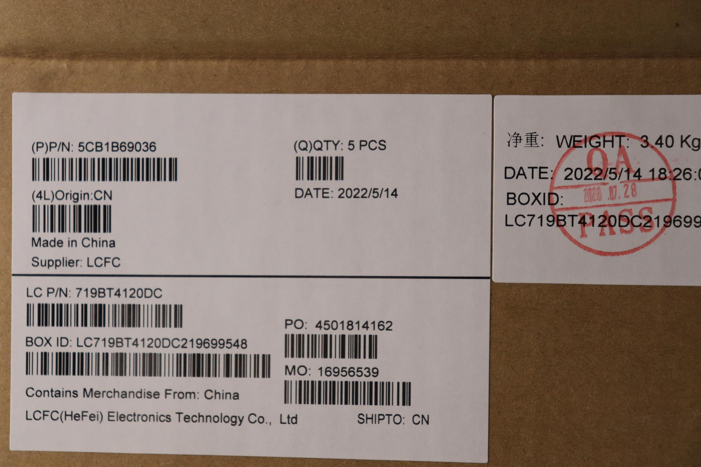 Lenovo Cover Upper Case Asm_Spal82H8F - 5CB1B69036