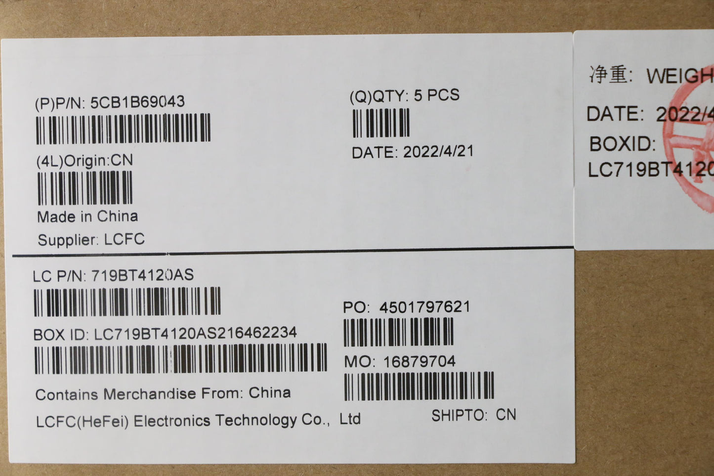 Lenovo Cover Upper Case Asm_Tc L82H8F - 5CB1B69043