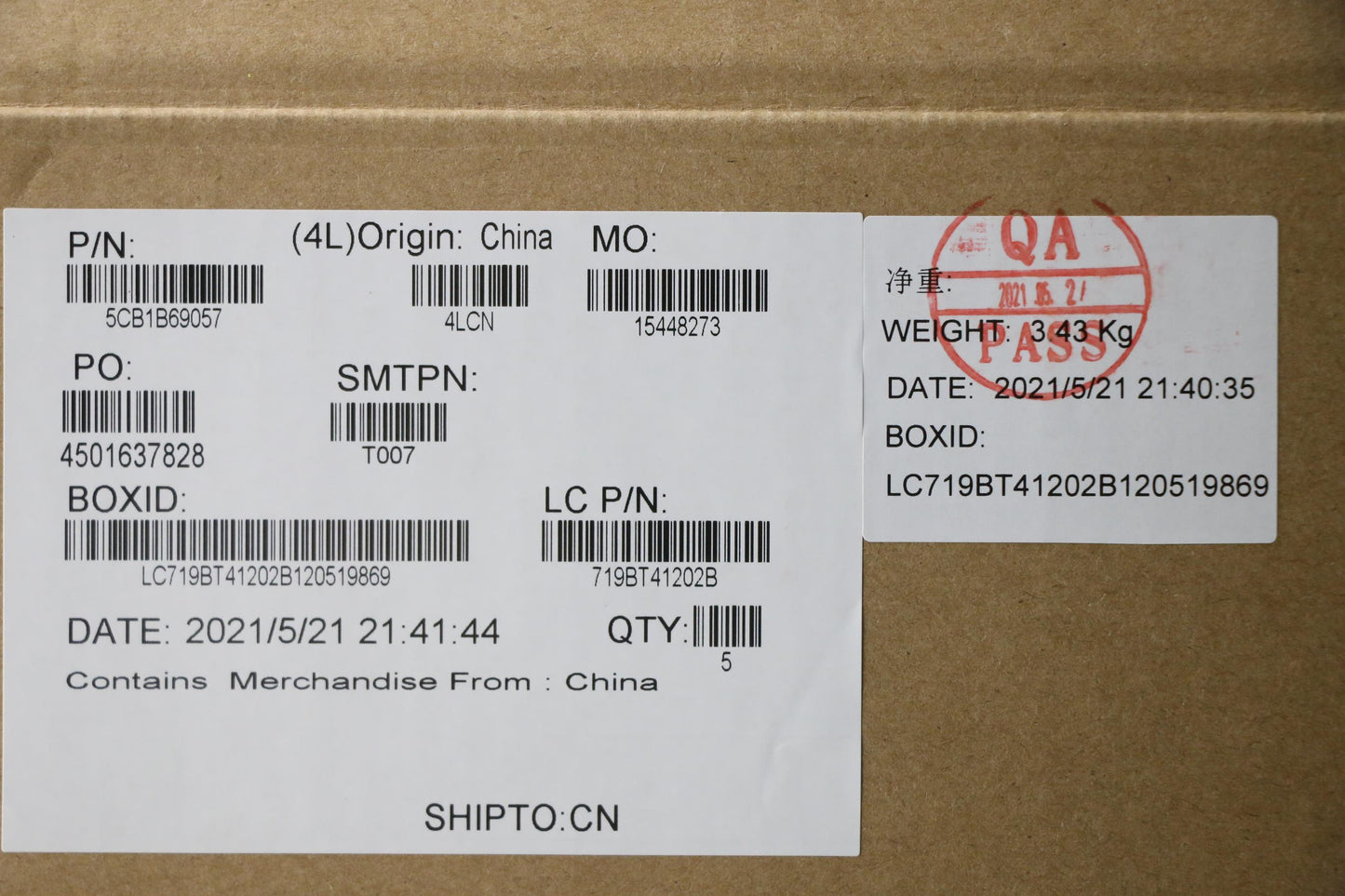 Lenovo Cover Uppercaseasm_Euro Engl82 - 5CB1B69057