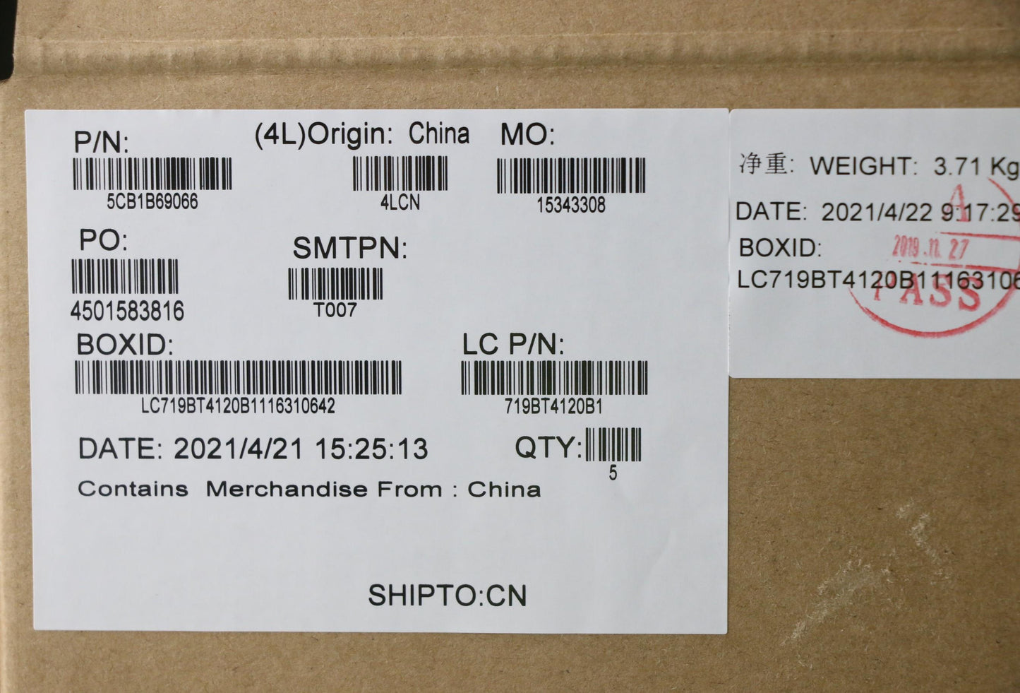 Lenovo Cover Upper Case Asm_Bull82H8N - 5CB1B69066
