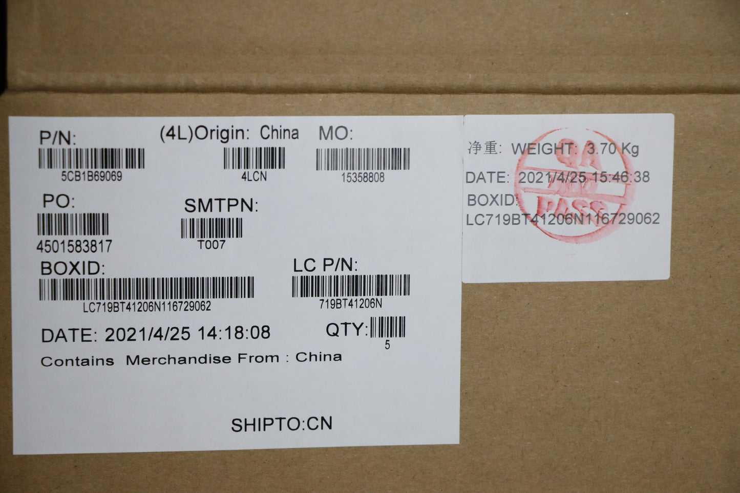 Lenovo Cover Uppercaseasm_Euro Engl82 - 5CB1B69069