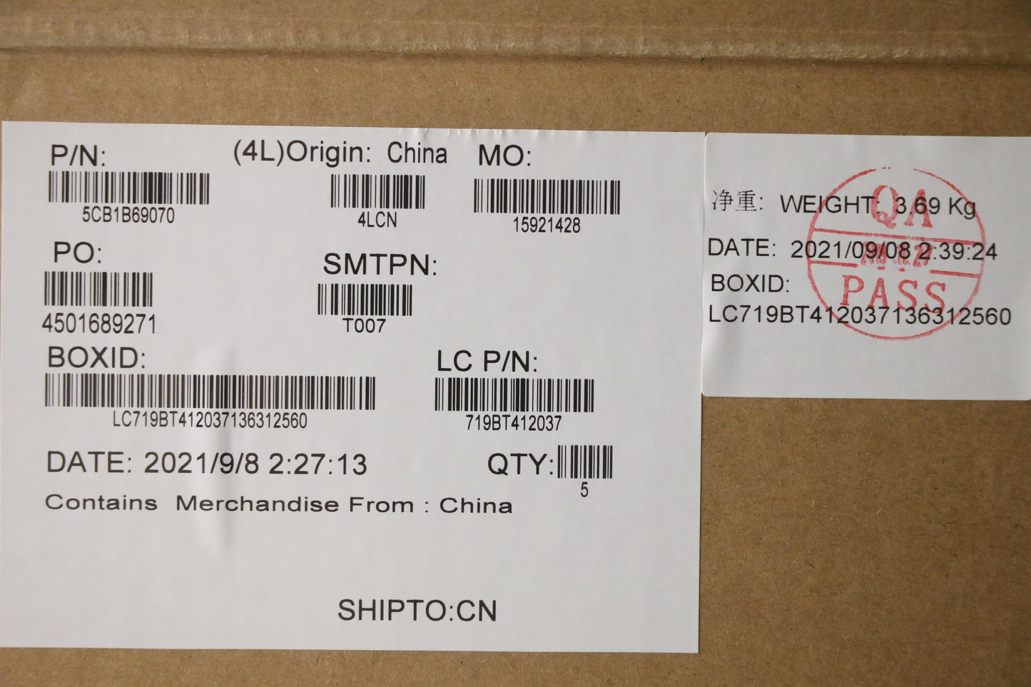 Lenovo Cover Upper Case Asm_Fral82H8N - 5CB1B69070