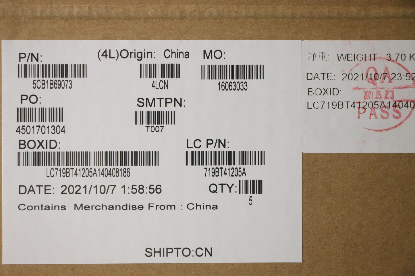 Lenovo Cover Upper Case Asm_Gerl82H8N - 5CB1B69073
