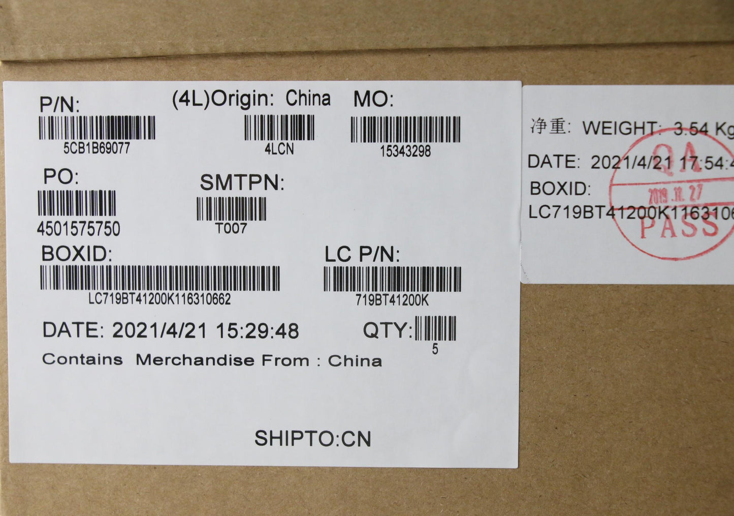 Lenovo Cover Upper Case Asm_Hunl82H8N - 5CB1B69077