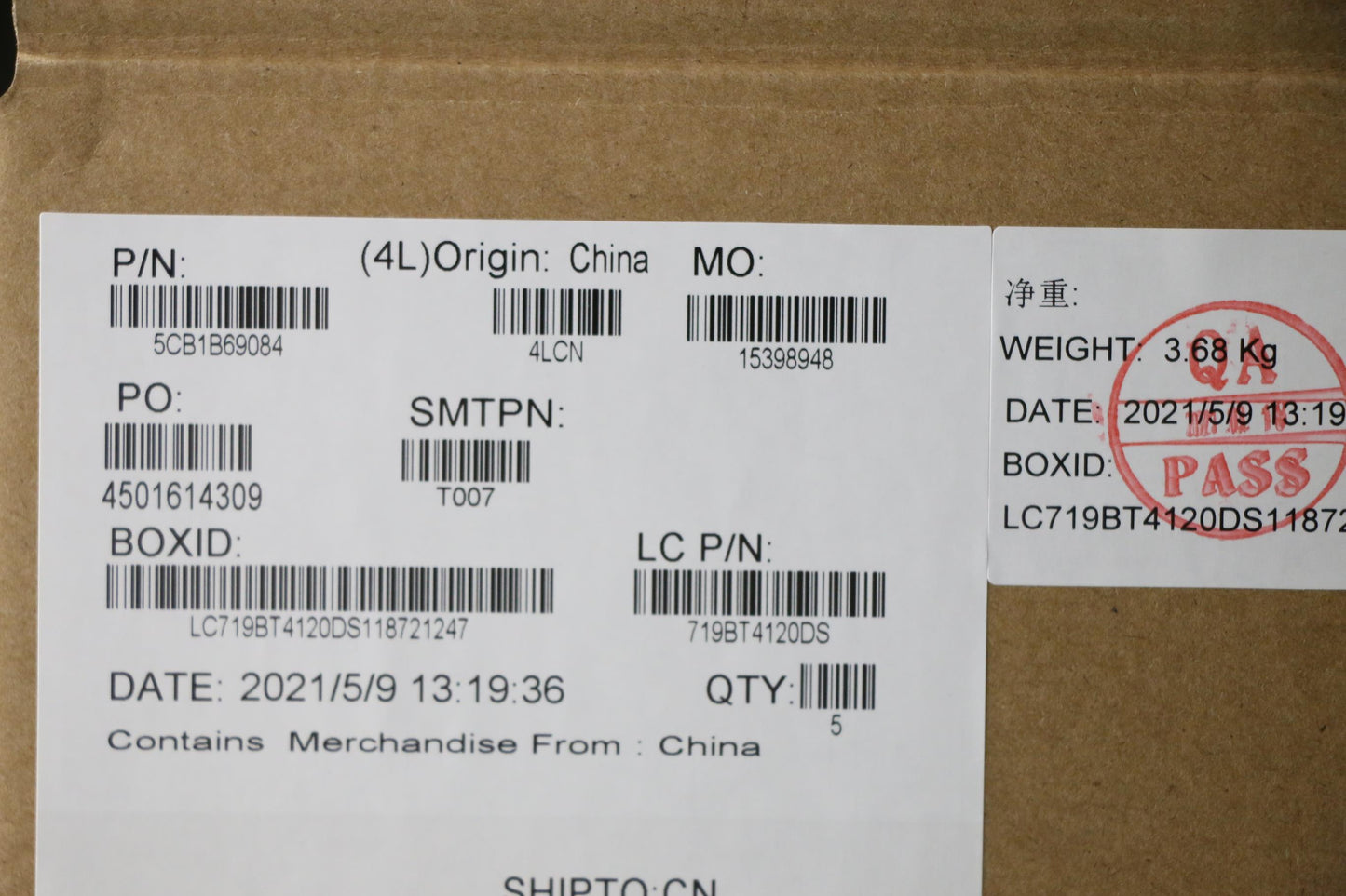 Lenovo Cover Upper Case Asm_Rusl82H8N - 5CB1B69084