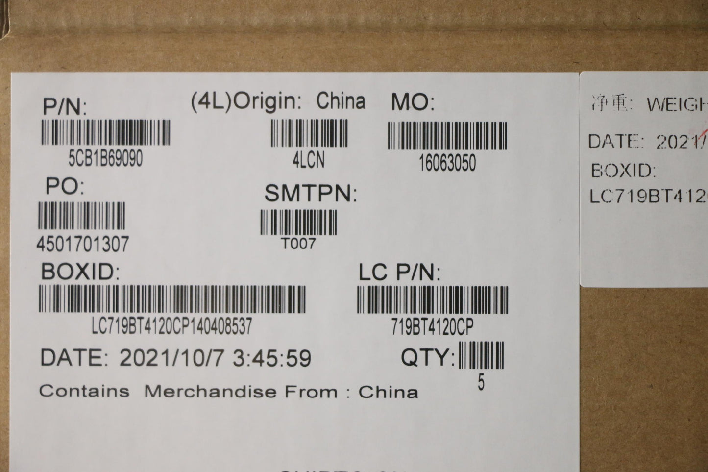Lenovo Cover Upper Case Asm_Turl82H8N - 5CB1B69090