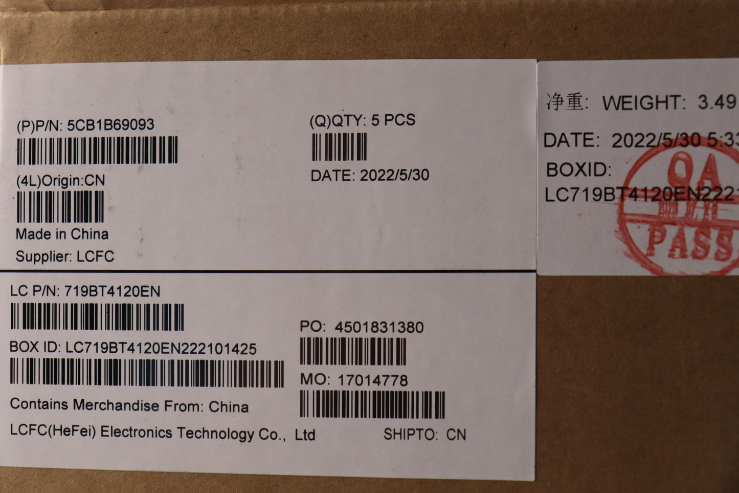 Lenovo Cover Uppercaseasm_Usa Engl82H - 5CB1B69093