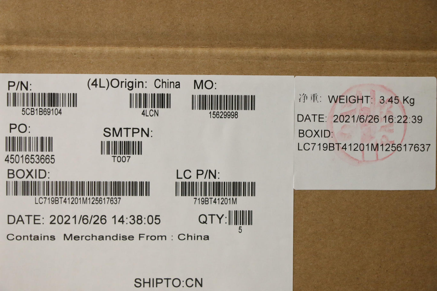 Lenovo Cover Upper Case Asm_Tcl82H8Nf - 5CB1B69104