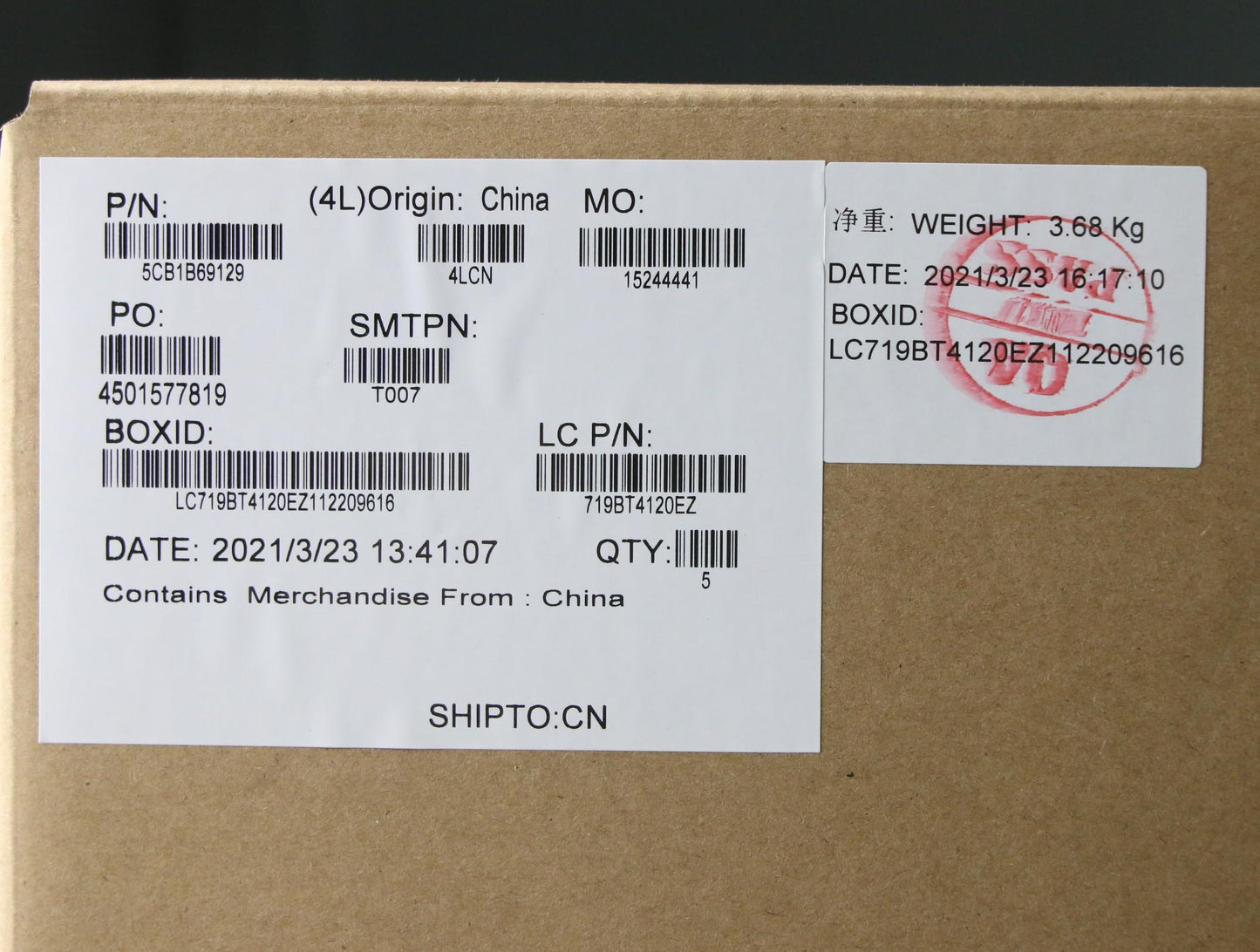 Lenovo Cover Upper Case Asm_Engl82H8N - 5CB1B69129