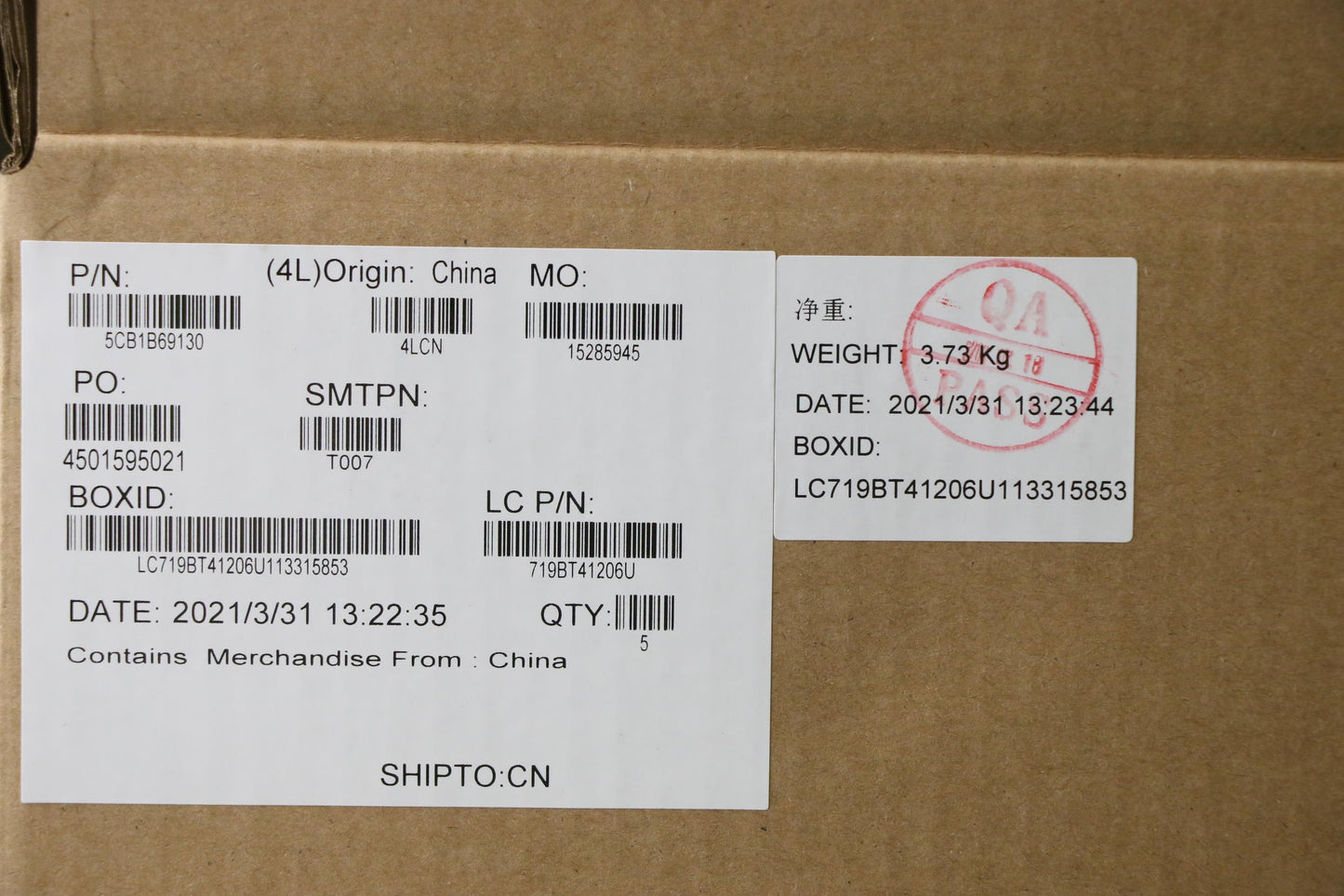 Lenovo Cover Uppercaseasm_Euro Engl82 - 5CB1B69130