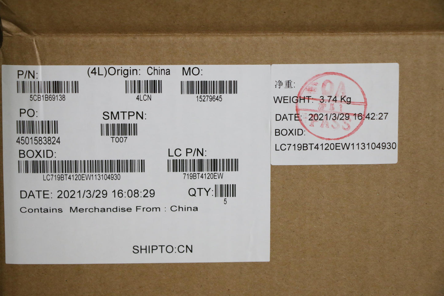 Lenovo Cover Upper Case Asm_Hunl82H8N - 5CB1B69138