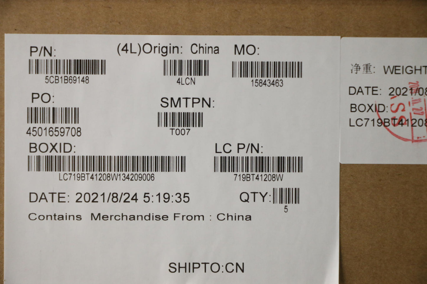 Lenovo Cover Upper Case Asm_Swsl82H8N - 5CB1B69148