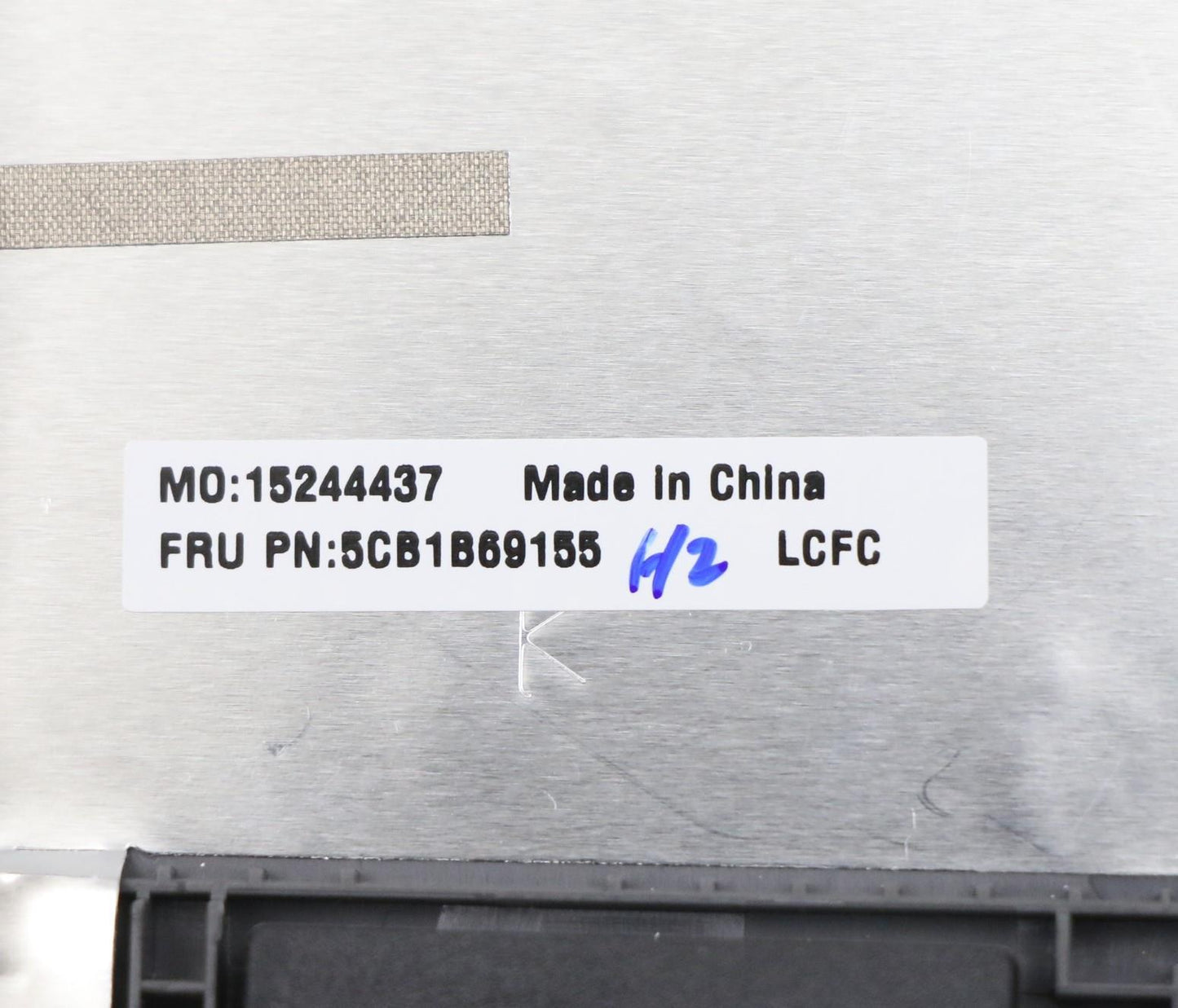 Lenovo C-Cover with Keyboard, USA English, Arctic Grey, No Backlight or Fingerprint - 5CB1B69155