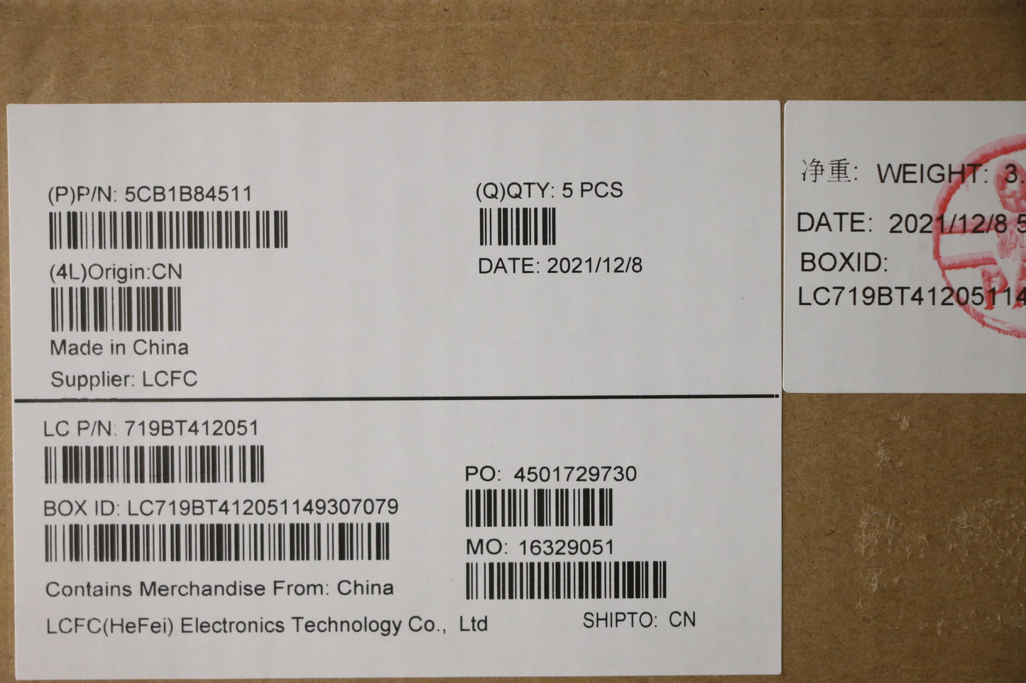 Lenovo Cover Upper Case Asm_Hunl82H8N - 5CB1B84511