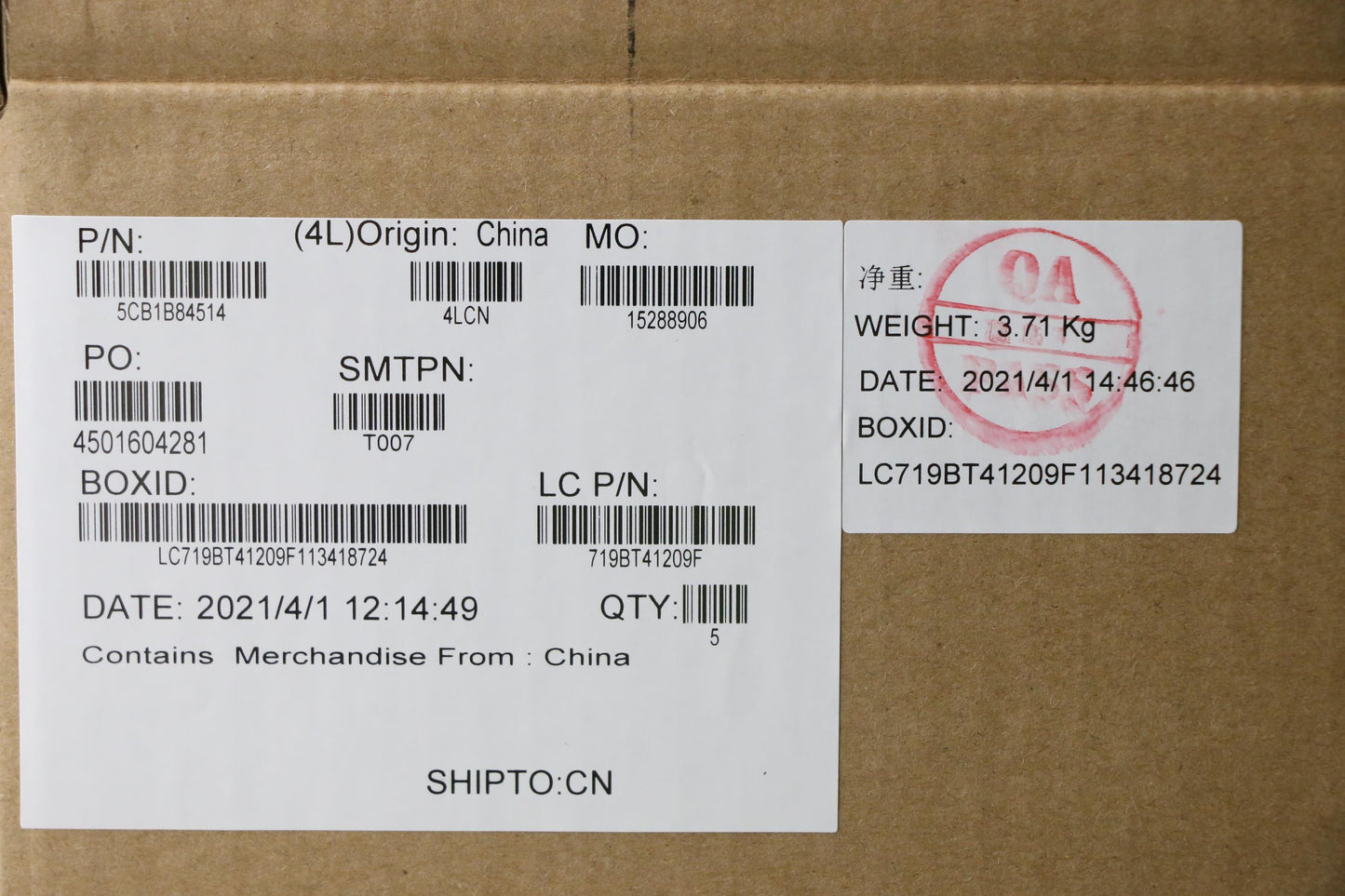 Lenovo Cover Upper Case Asm_Korl82H8N - 5CB1B84514