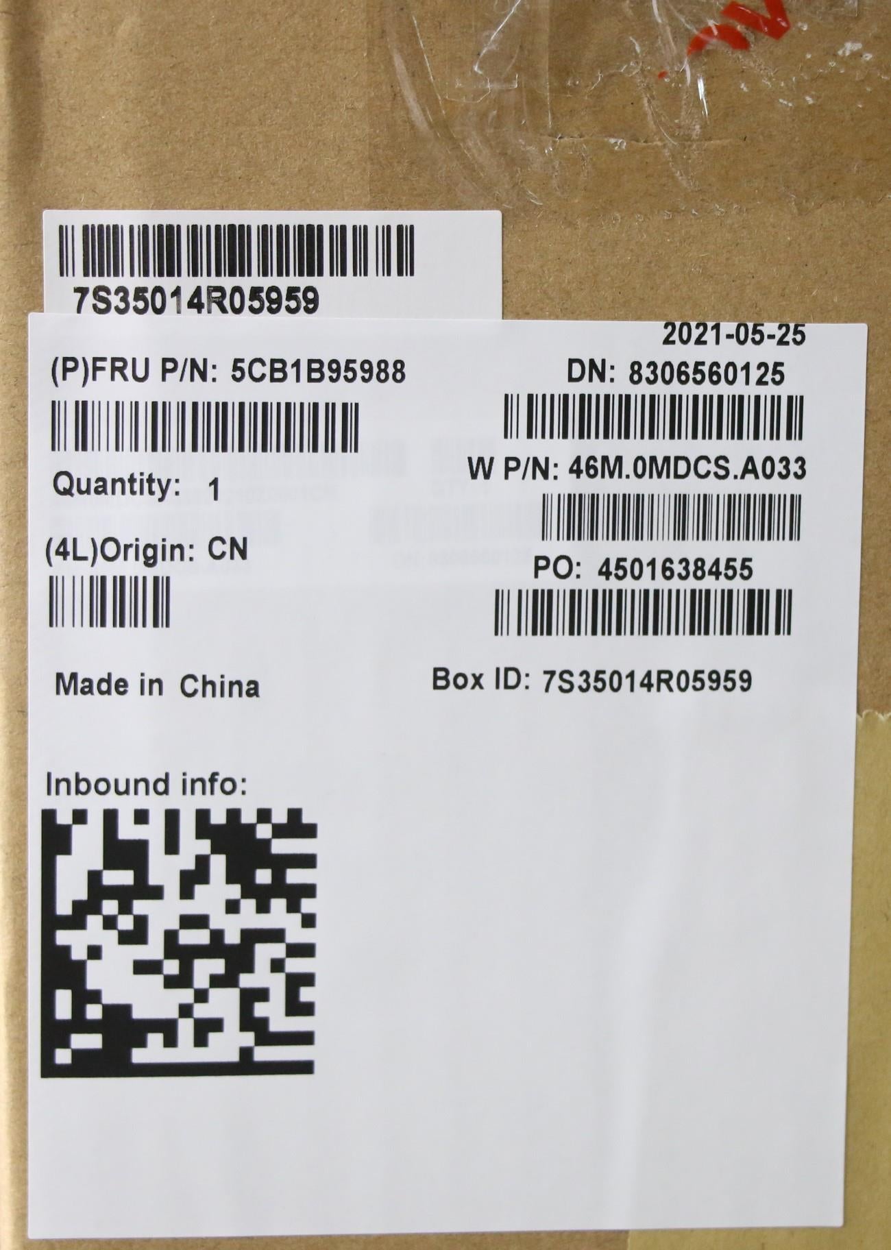 Lenovo Cover Upper Case Asm_Bel W 82H - 5CB1B95988