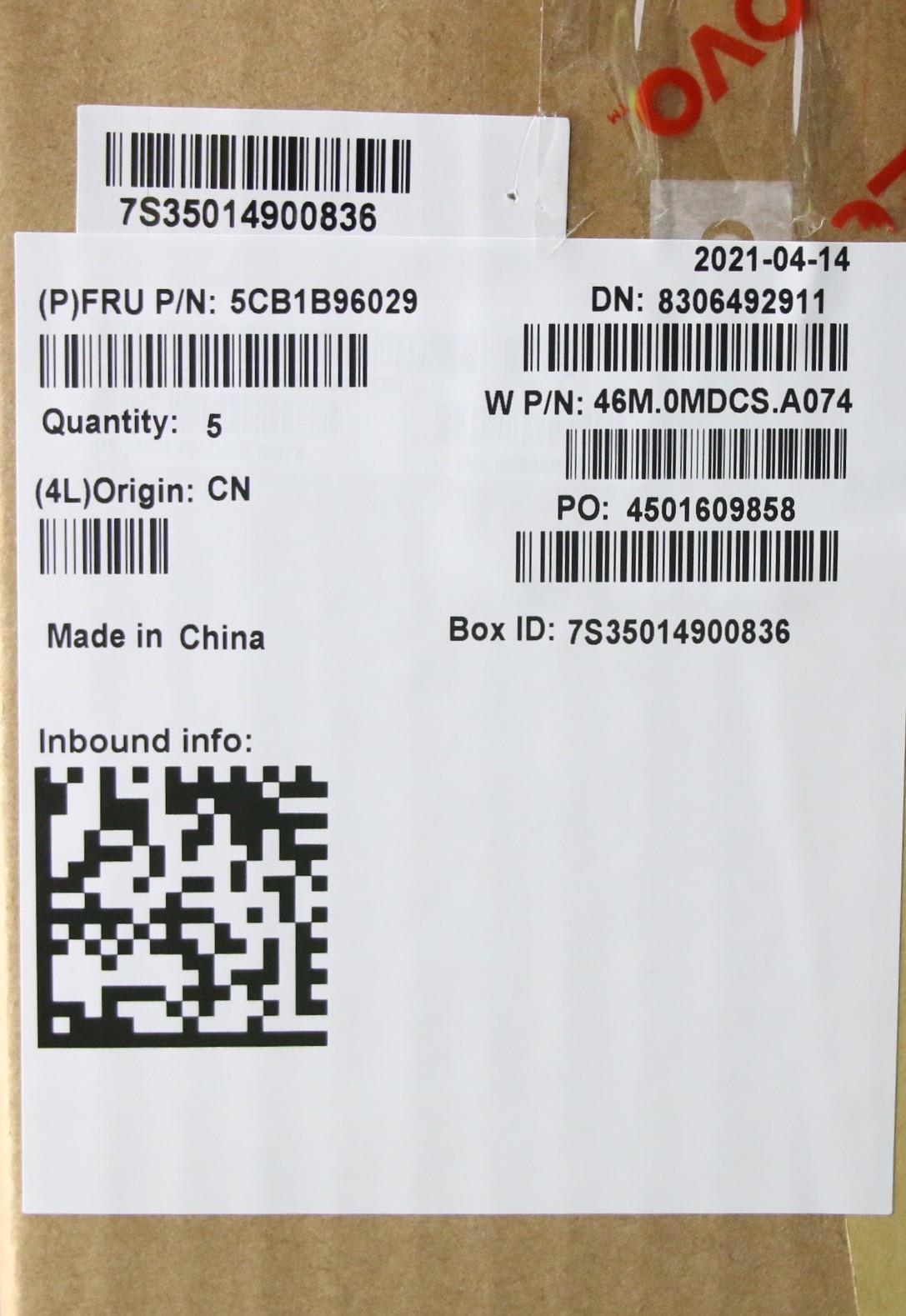 Lenovo Cover Upper Case Asm_Eng W 82H - 5CB1B96029