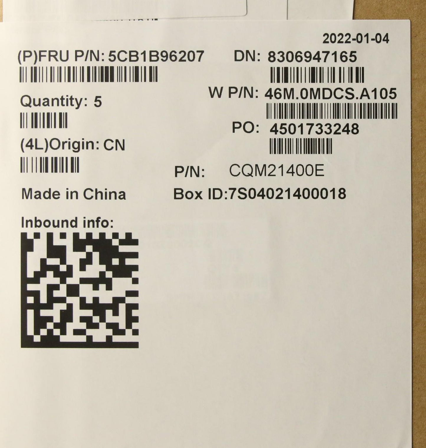 Lenovo Cover Upper Case Asm_Ukr W 82H - 5CB1B96207